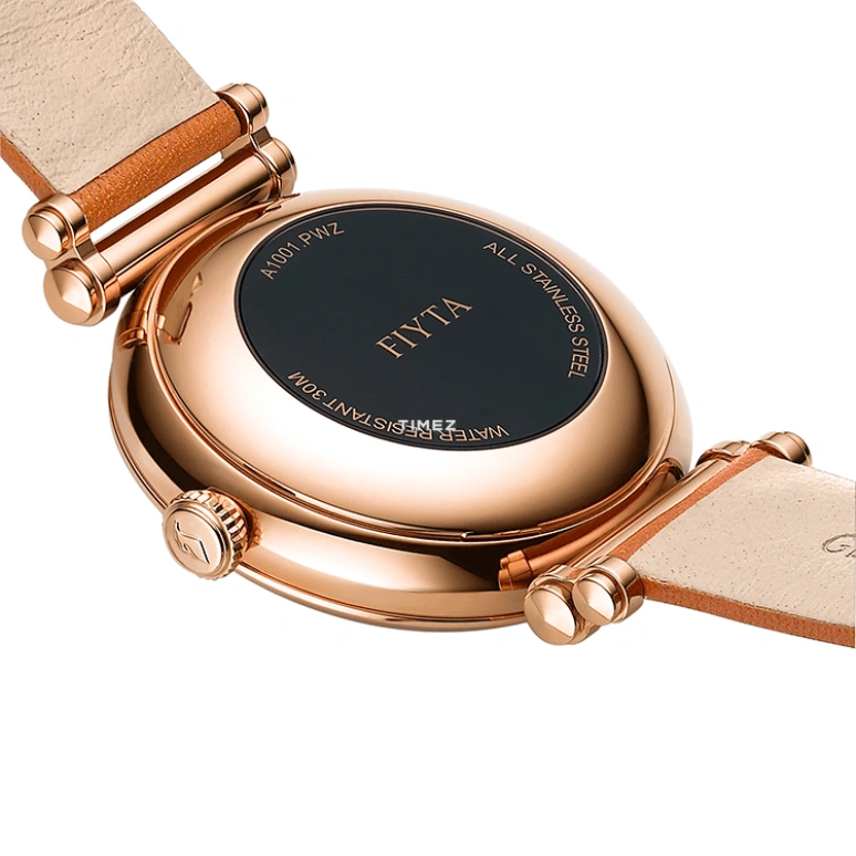 FIYTA,IN 44mm,44mm,Stainless Steel,Rose Gold,White,Quartz,Sapphire,Round,A1001,A1001.PWZ