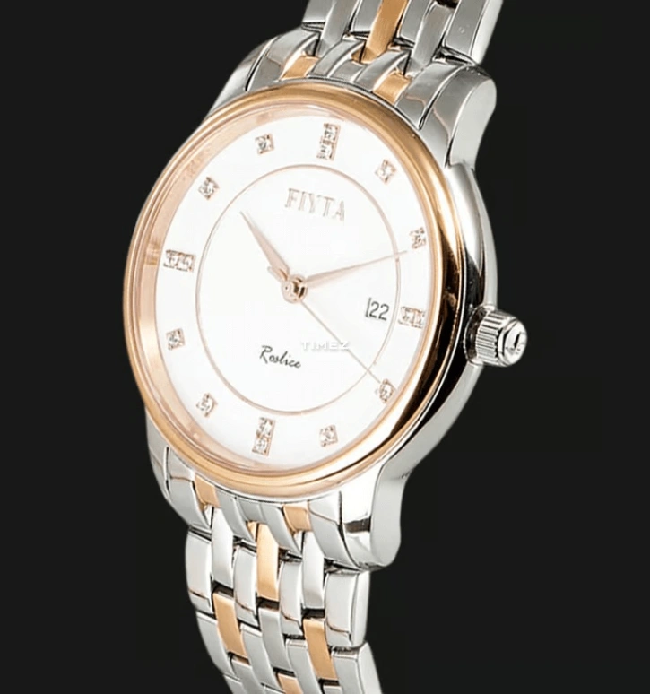 FIYTA,Joyart 38mm,38mm,Stainless Steel,White,Quartz,Day,Round,G258,G258.MWM