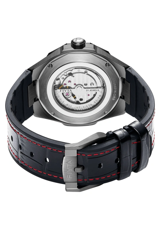 FIYTA,Extreme 44.50mm,44.50mm,Stainless Steel,Black,Automatic,Day,Sapphire,GA866016,GA866016.QBB