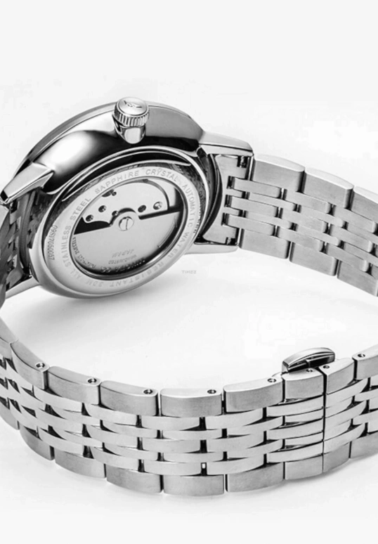 FIYTA,Classic 41mm,41mm,Stainless Steel,Silver White,Automatic,Day,Sapphire,Crystal Glass,GA802057,GA802057.WWW