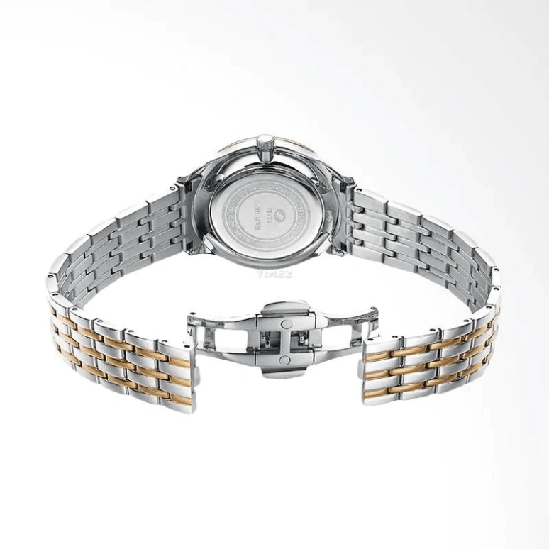 FIYTA,Joyart 30mm,30mm,Stainless Steel,Rose Gold,Silver,Grey,Quartz,Sapphire,Round,L298,L298.MWM