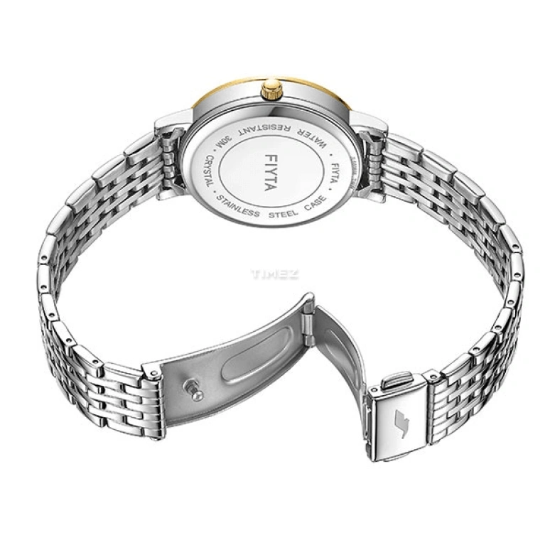FIYTA,Classic 32mm,32mm,Stainless Steel,Silver White,Quartz,Date,Day,JL000666,JL000666.TWW
