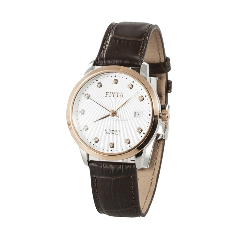 FIYTA,Pray 28.20mm,28.20mm,Stainless Steel,Silver White,Quartz,Day,Sapphire,Crystal Glass,L8428,L8428.MWRD