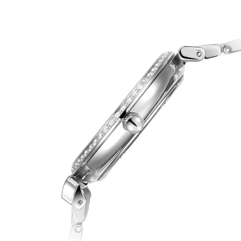 FIYTA,Allure 32mm,32mm,Stainless Steel,Silver White,Quartz,Sapphire,Round,L851000,L851000.WWWD 