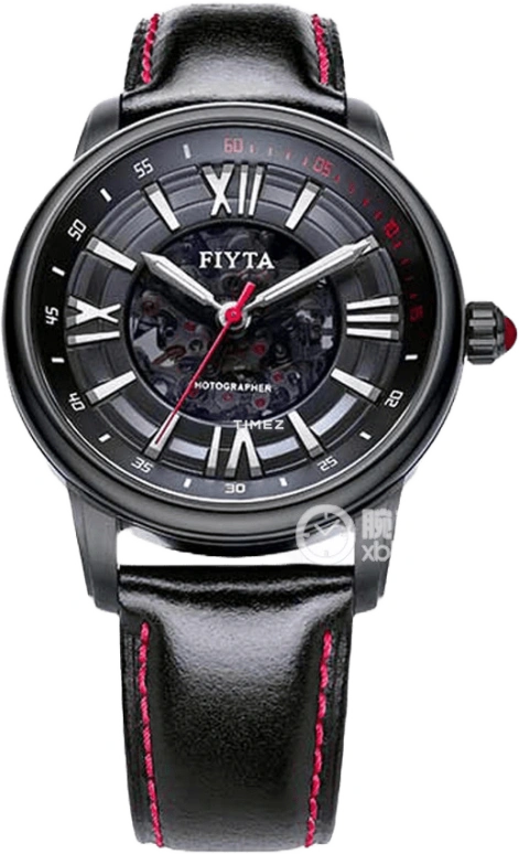 FIYTA,Photographer 40mm,40mm,Stainless Steel,Black,Automatic,Sapphire,Round,GA8390,GA8390.BBB