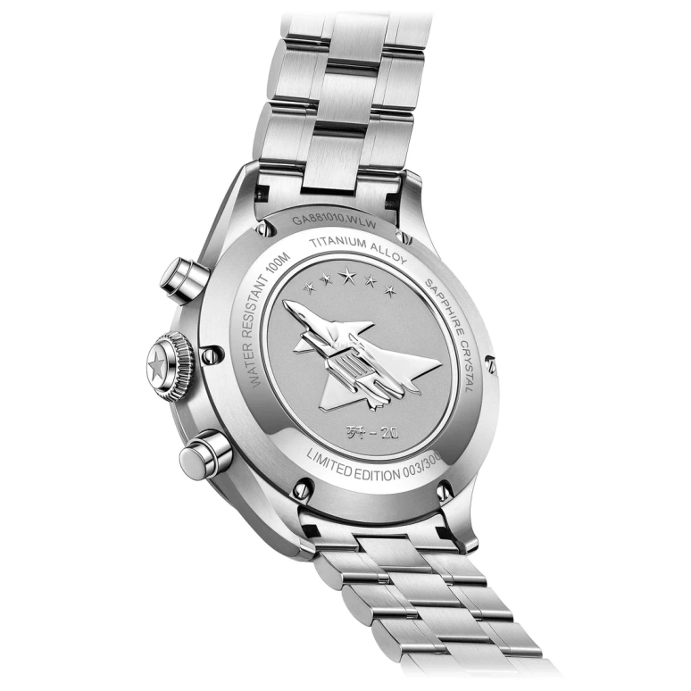 FIYTA,Mach 45mm,45mm,Titanium,Blue,Automatic,Chronograph,Day,Anti-magnetic,GA881010,GA881010.WLW