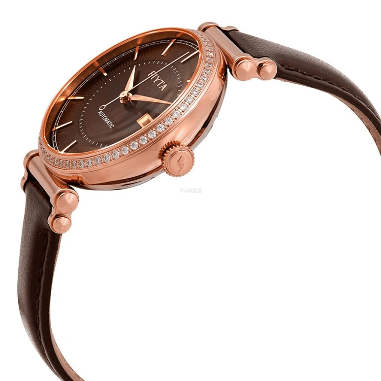 FIYTA,IN 34mm,34mm,Stainless Steel,Brown,Automatic,Day,Sapphire,LA850001,LA850001.PKKD