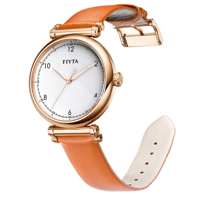 FIYTA,IN 44mm,44mm,Stainless Steel,Rose Gold,White,Quartz,Sapphire,Round,A1001,A1001.PWZ
