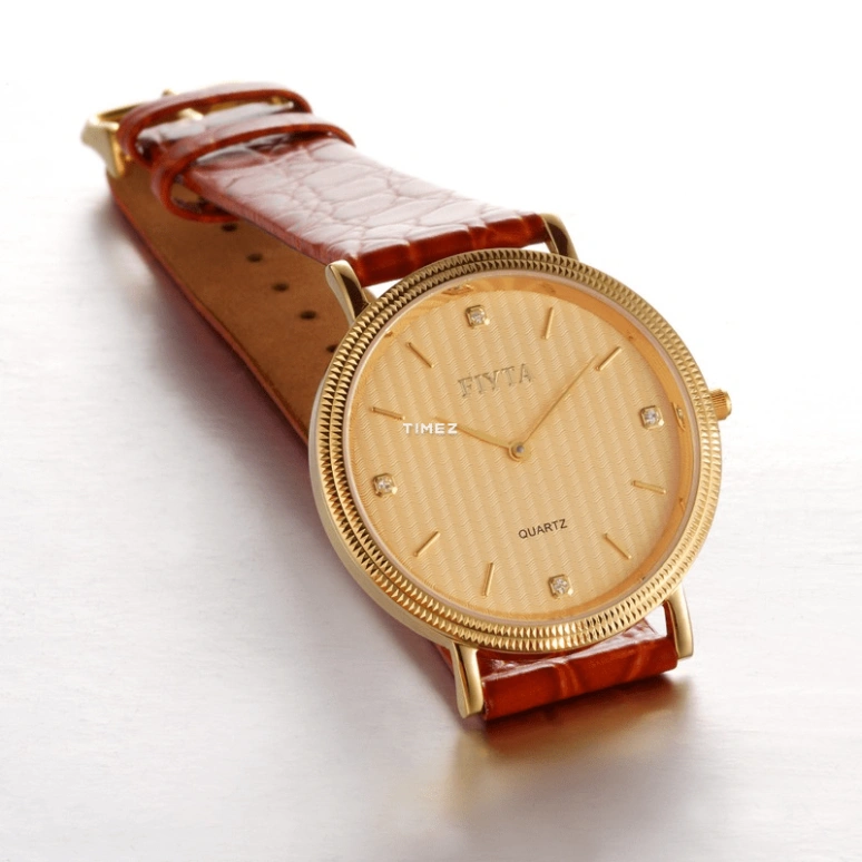 FIYTA,Classic 36.50mm,36.50mm,Stainless Steel,Gold,Quartz,Sapphire,Crystal Glass,Round,G992,G992.GGR