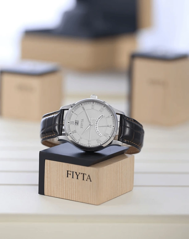 FIYTA,Joyart 39mm,39mm,Stainless Steel,White,Quartz,Day,Dule Time,Retrograde,G270,G270.WWR
