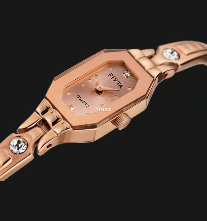 FIYTA,Exquisite 13x24mm,13x24mm,Stainless Steel,Rose Gold,Rose Gold,Quartz,Sapphire,Glass,Other,L501,L501.PPP