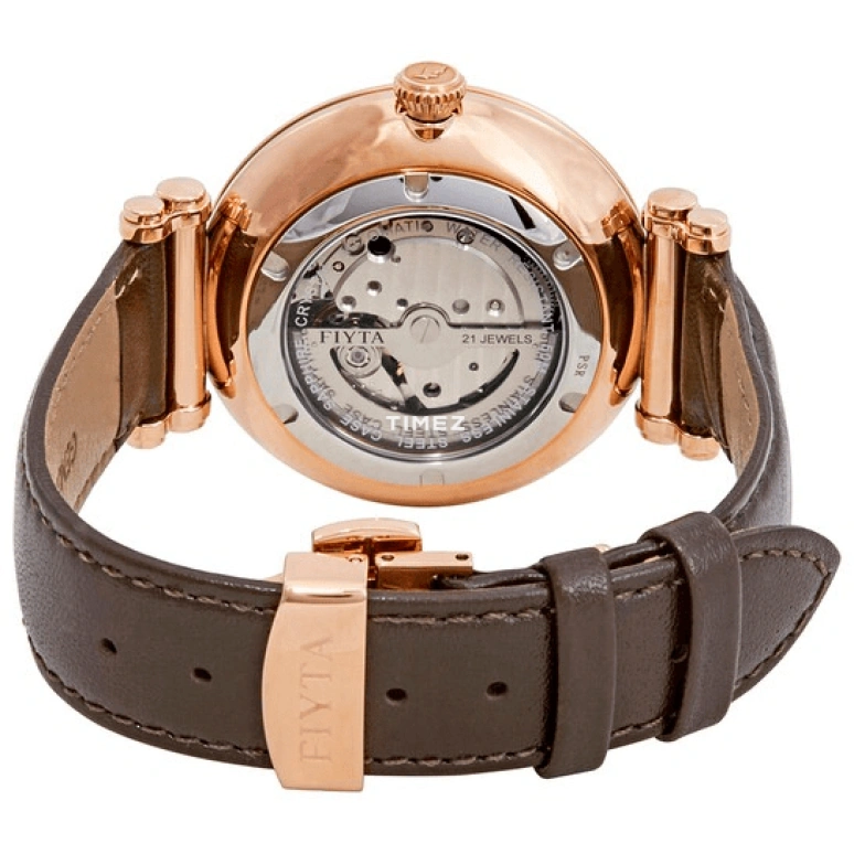 FIYTA,IN 41.50mm,41.50mm,Stainless Steel,Brown,Automatic,Day,Sapphire,GA850001,GA850001.PSR