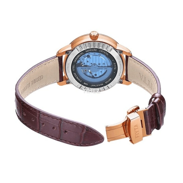 FIYTA,Photographer 42mm,42mm,Stainless Steel,Rose Gold,Silver,Automatic,Sapphire,Round,GA860005,GA860005.PWR