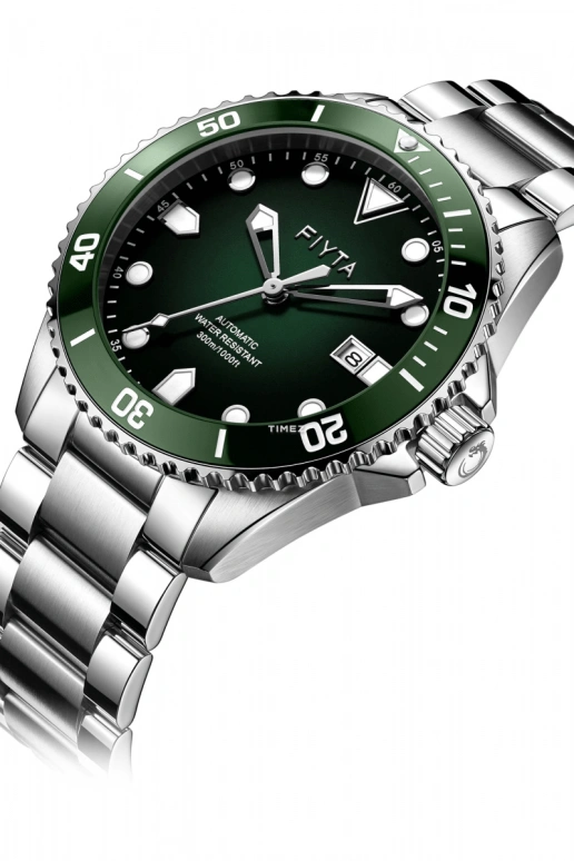 FIYTA,Yachtsman 43.40mm,43.40mm,Stainless Steel,Green,Automatic,Day,Sapphire,Crystal Glass,GA867007,GA867007.WNW