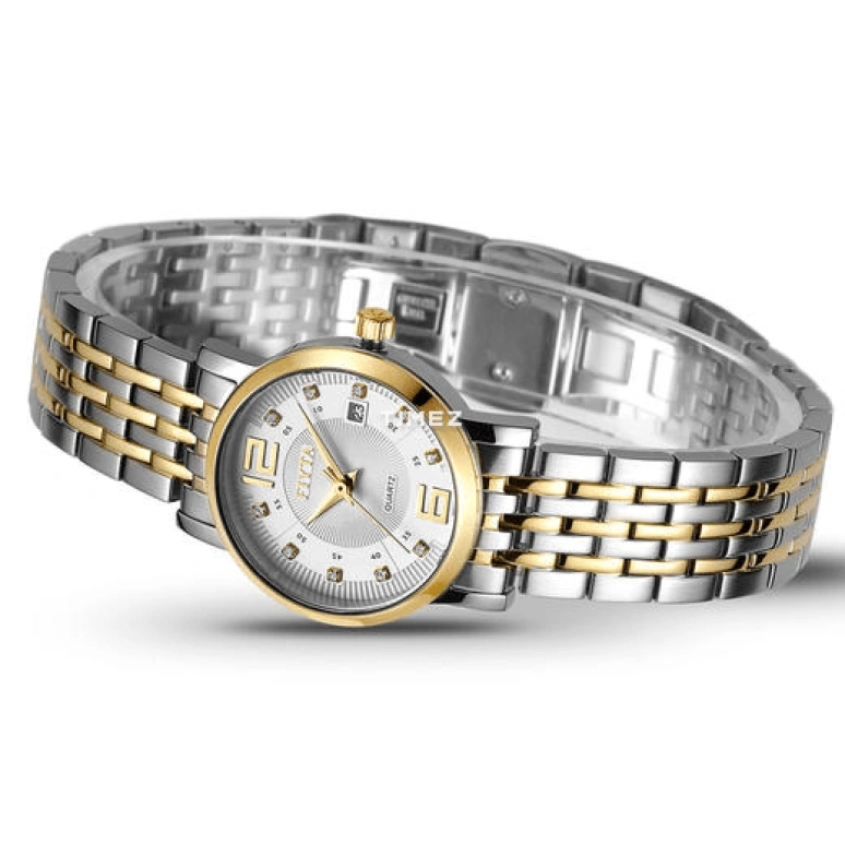 FIYTA,Classic 26.20mm,26.20mm,Stainless Steel,White,Silver,Quartz,Day,Sapphire,Glass,JL000999,JL000999.TWT