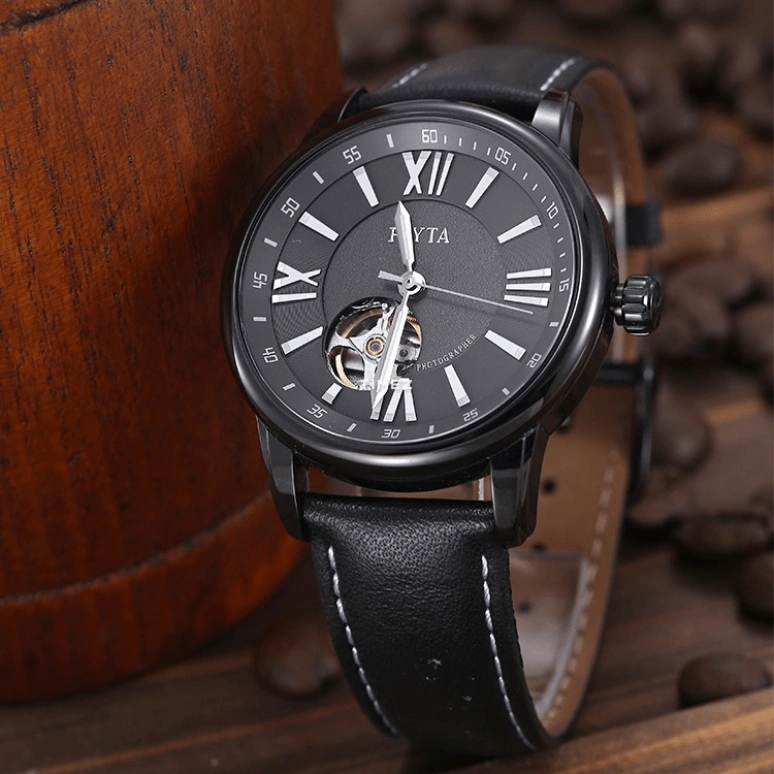 FIYTA,Photographer 40mm,40mm,Stainless Steel,Black,Automatic,Sapphire,Crystal Glass,Round,GA8342,GA8342.BSB