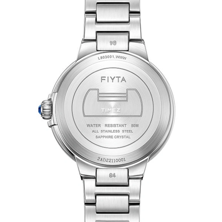 FIYTA,Kanon 32mm,32mm,Stainless Steel,Silver White,Quartz,Day,Sapphire,L803001,L803001.WWW