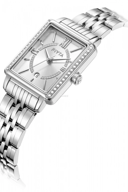 FIYTA,Allure 22.70mm,22.70mm,Stainless Steel,Silver,Quartz,Day,Sapphire,L865010,L865010.WWWD