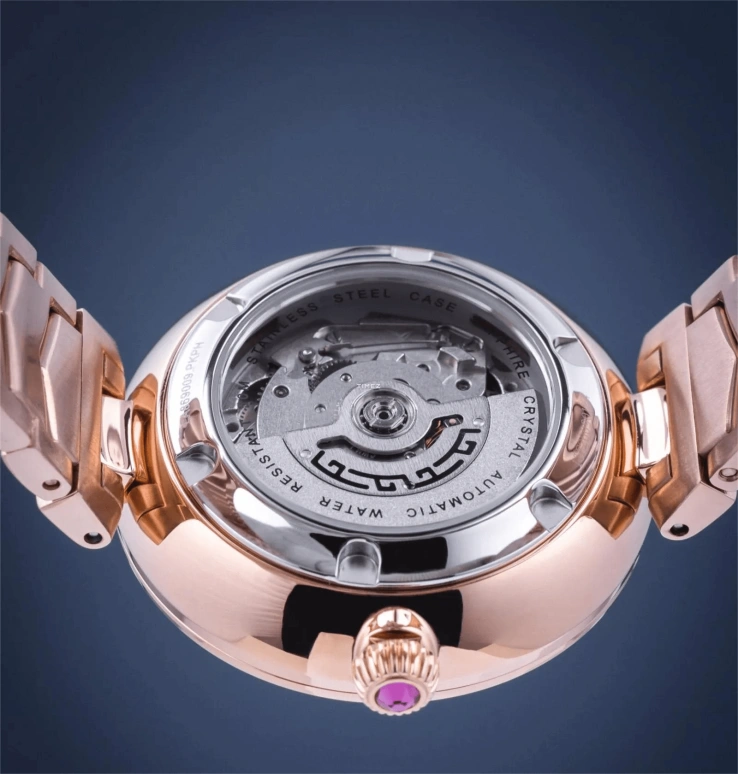FIYTA,Heartouching 32mm,32mm,Stainless Steel,Coffee,Automatic,Sapphire,Round,LA869009,LA869009.PKPH