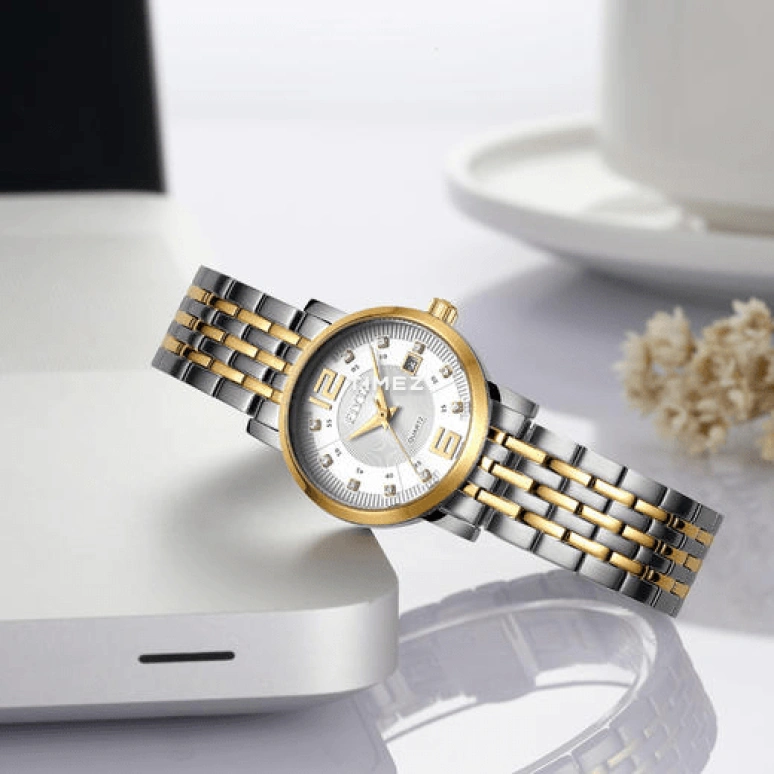 FIYTA,Classic 26.20mm,26.20mm,Stainless Steel,White,Silver,Quartz,Day,Sapphire,Glass,JL000999,JL000999.TWT