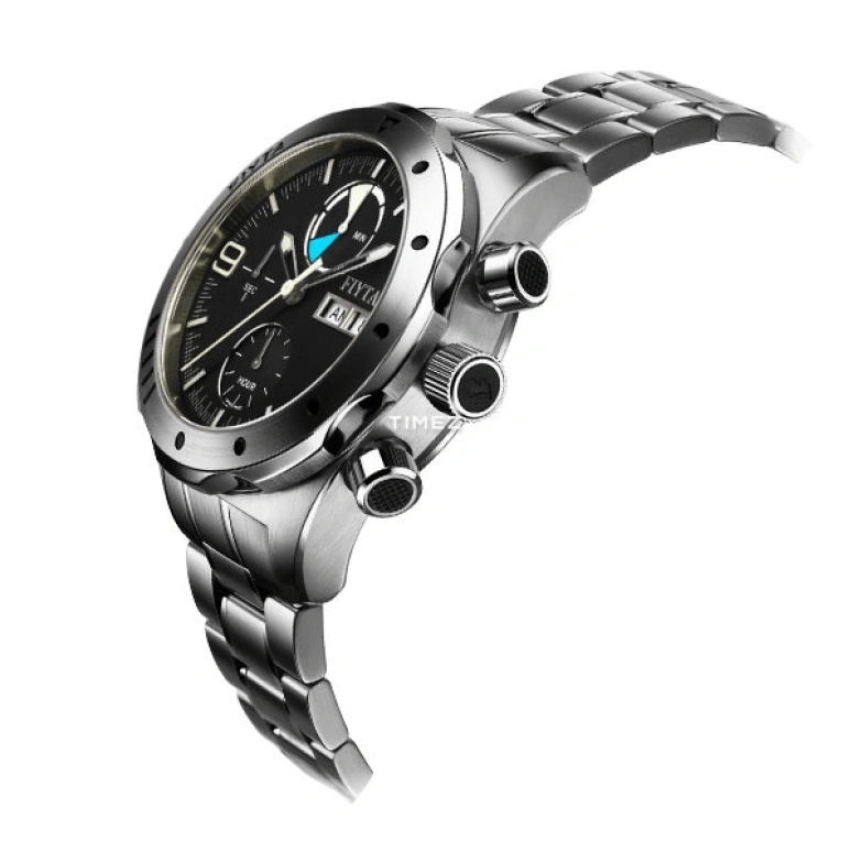 FIYTA,Aeronuatics 44mm,44mm,Stainless Steel,Black,Automatic,Chronograph,Date,Day,GA8596,GA8596.WBW