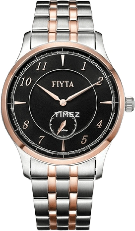FIYTA,Joyart 39mm,39mm,Stainless Steel,Black,Quartz,Sapphire,Crystal Glass,Round,G252,G252.TBT