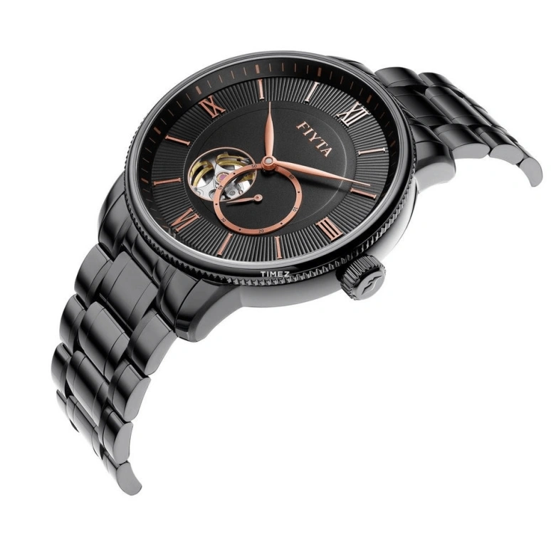 FIYTA,Photographer 42mm,42mm,Stainless Steel,Black,Automatic,Sapphire,Round,GA860021,GA860021.BBB