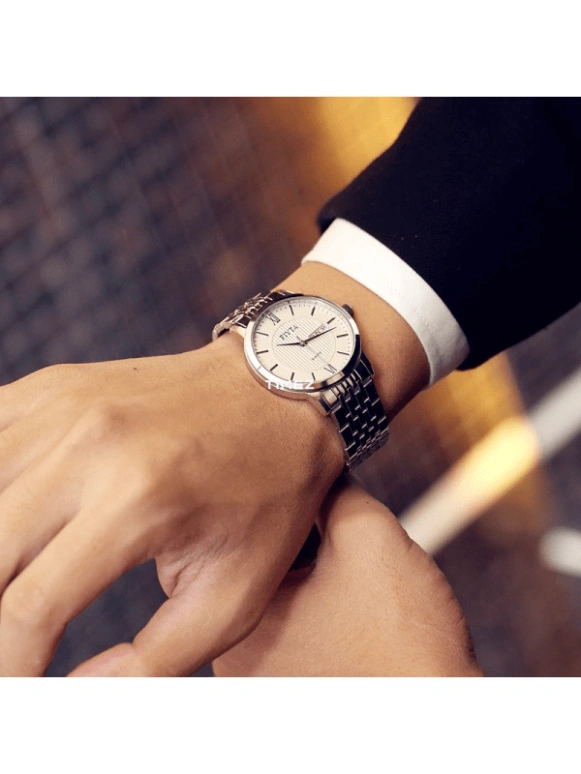 FIYTA,Classic 37mm,37mm,Stainless Steel,Silver,Quartz,Date,Day,GJ098,GJ098.WWW