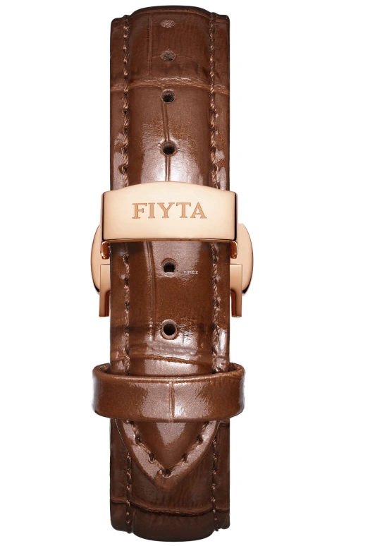 FIYTA,Clover 34.60mm,34.60mm,Stainless Steel,Rose Gold,White,Automatic,Sapphire,Round,LA8562,LA8562.PWRD