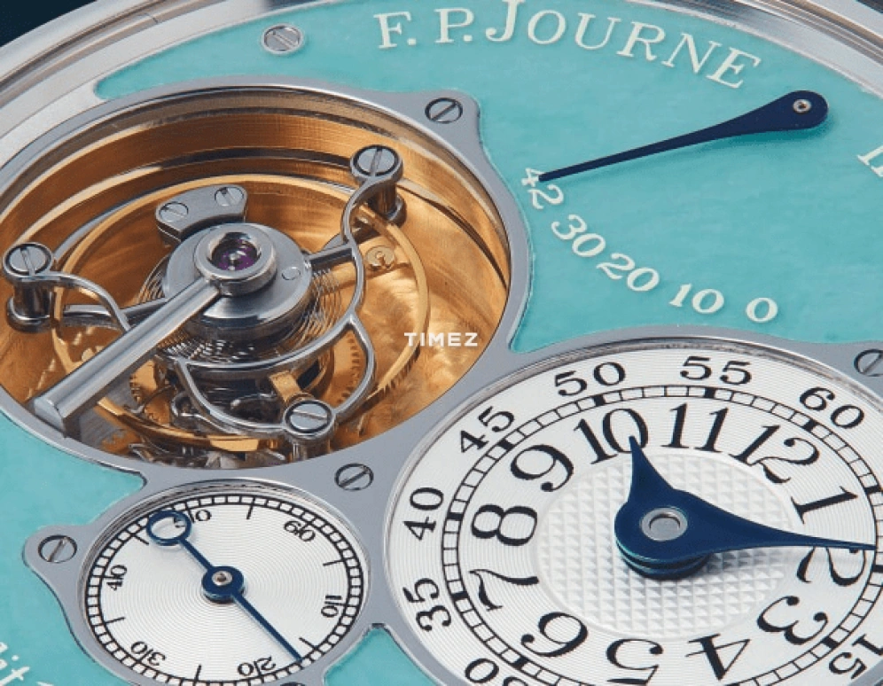 FP Journe,CLASSIQUE 40mm,40mm,Platinum,Blue,White,Handwound,Power Reserve Indicator,Tourbillon,Constant Force Mechanism,1403 649,1403 649-TN Tourbillon Souverain