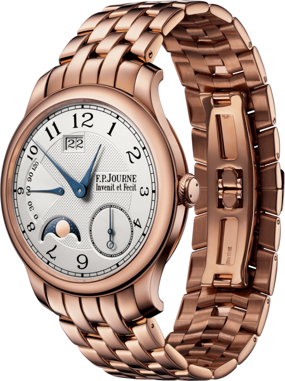 FP Journe,Octa 38mm,38mm,Rose Gold,Grey,Automatic,Moonphase,Power Reserve Indicator,Big Date,1300,1300.3 AutoLune OR OR G