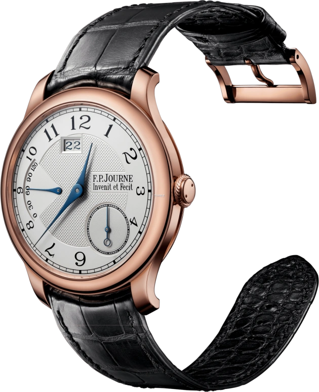 FP Journe,Octa 38mm,38mm,Rose Gold,Grey,Automatic,Power Reserve Indicator,Big Date,1300,1300.3 AutoReserve OR Cuir G
