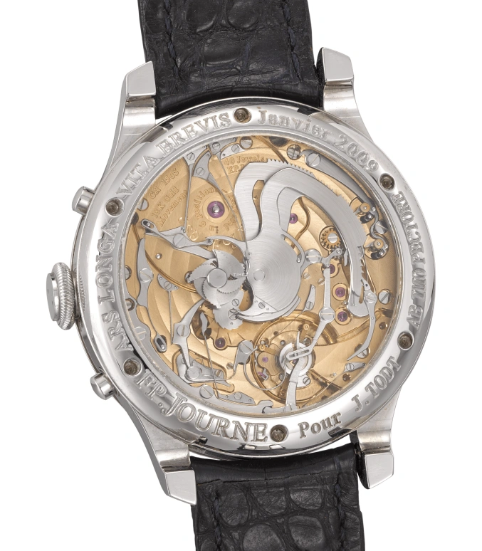 FP Journe,Other 42mm,42mm,Stainless Steel,Blue,Handwound,Minute Repeater,Grande Sonnerie,Petite Sonnerie,GRANDE ET PETITE SONNERIE