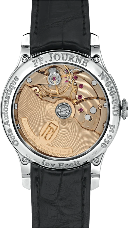 FP Journe,Octa 36mm,36mm,Platinum,Grey,Automatic,Moonphase,Power Reserve Indicator,Big Date,1300,1300.3 Cuir Silver G