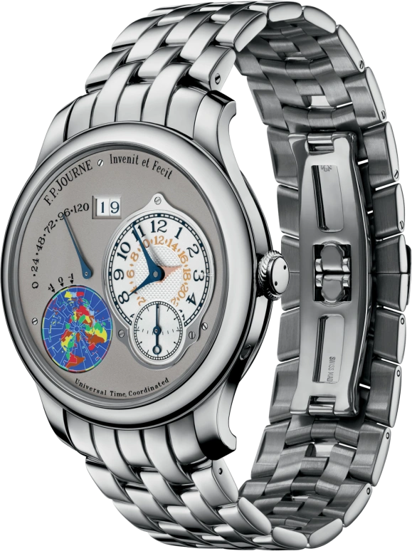 FP Journe,Octa 40mm,40mm,Platinum,Grey,Automatic,Power Reserve Indicator,Big Date,1300,1300.3 Coll OctaUTC Platine G