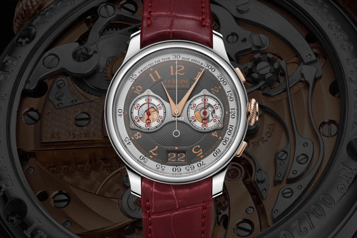 FP Journe,TOKYO BOUTIQUE ANNIVERSAIRE 40mm,40mm,Titanium Gold,Grey,Handwound,Chronograph,Flyback,1518,1518.2 FB hd