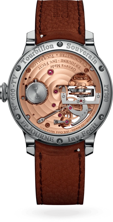 FP Journe,CLASSIQUE 42mm,42mm,Platinum,Orange,Handwound,Power Reserve Indicator,Tourbillon,1519 TV PT VEAU FB 2020