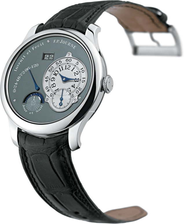 FP Journe,RUTHENIUM 40mm,40mm,Platinum,Grey,Silver,Automatic,Power Reserve Indicator,Big Date,Day / Night Indication,1300 OCTA 20JOUR NUIT 1