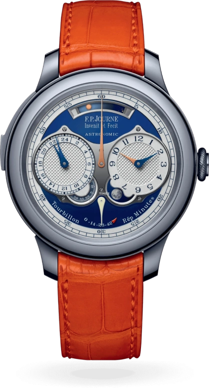 FP Journe ONLY WATCH 1619 AST OW TT Cuir Orange Principal Face