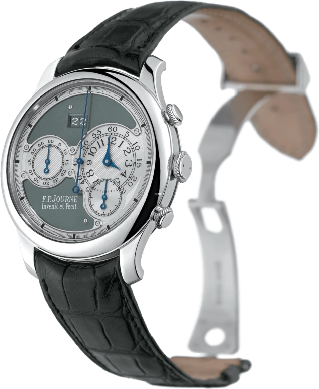 FP Journe,RUTHENIUM 40mm,40mm,Platinum,Grey,Silver,Automatic,Chronograph,Big Date,1300 OCTA 20CHRONOGRAPHE 1