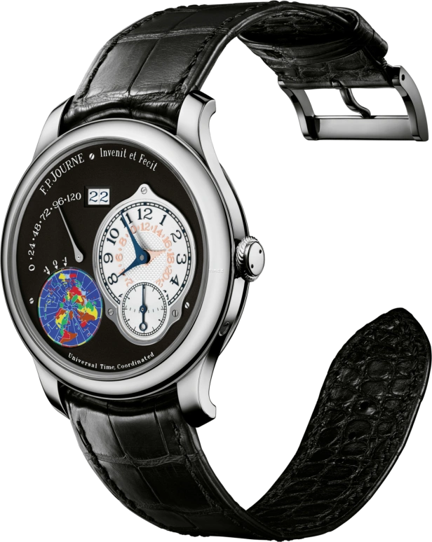 FP Journe,BLACK LABEL 40mm,40mm,Platinum,Black,Silver,Automatic,Power Reserve Indicator,Big Date,1300,1300.3 Gabarit UTC HD