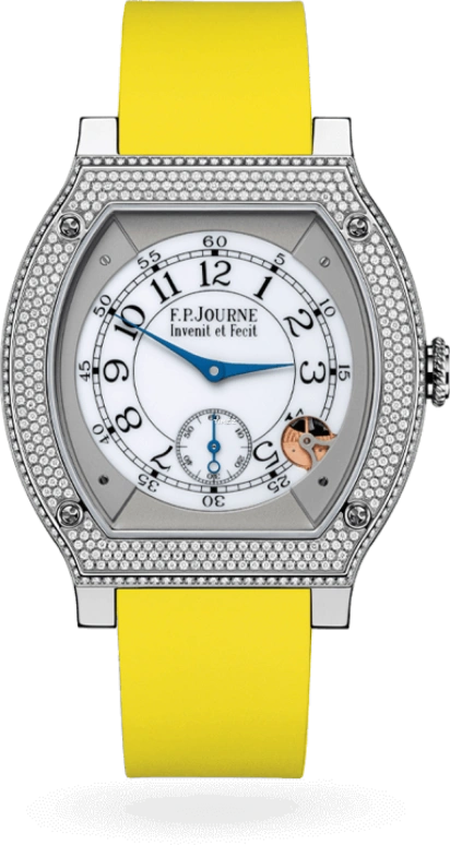 FP Journe,ELEGANTE 48x40mm,48x40mm,Titanium,White,Processor,Tonneau,Silver,1210 EL TIT CTC Principale
