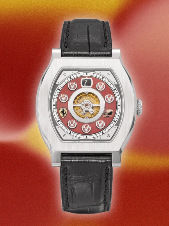 FP Journe,Other ,Platinum,Red,Handwound,Tonneau,Silver,Michael Schumacher,Vagabondage 1