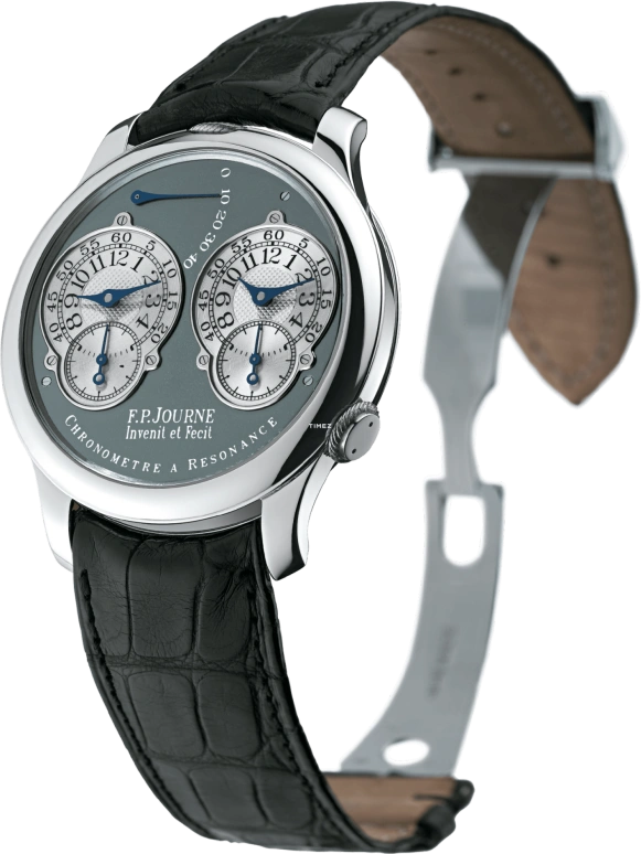 FP Journe,RUTHENIUM 40mm,40mm,Platinum,Grey,Silver,Handwound,Power Reserve Indicator,Dule Time,1499,1499.3 RN Ruthenium 1