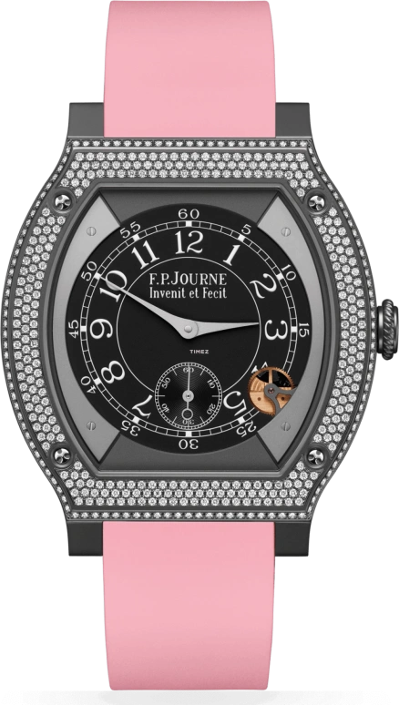 FP Journe,ELEGANTE 48x40mm,48x40mm,Titanium,Black,Processor,Sapphire,Crystal Glass,Tonneau,1210 ELH Titalyt Cadran CTC FB 2023