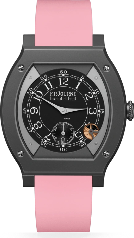 FP Journe,ELEGANTE 48x40mm,48x40mm,Titanium,Black,Quartz,Sapphire,Crystal Glass,Tonneau,1210 ELH Titalyt Cadran Noir CTC Blanc FB 2023