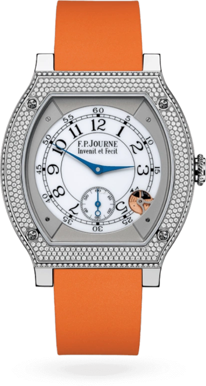 FP Journe,ELEGANTE 48x40mm,48x40mm,Titanium,White,Processor,Tonneau,Silver,1210 EL TIT CTC Principale
