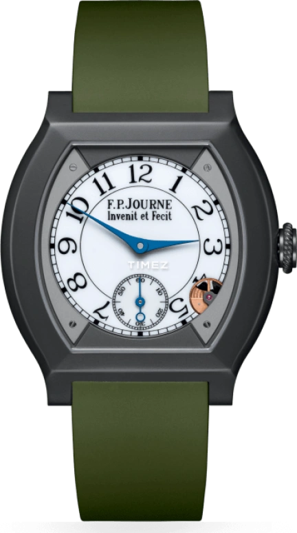 F.P.Journe,ÉLÉGANTE 40x35毫米,40x35毫米,钛,白色,石英,酒桶形,1210 EL Titalyt CTC Blanc FB