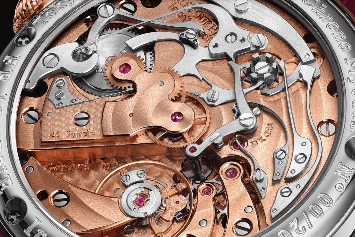 FP Journe,TOKYO BOUTIQUE ANNIVERSAIRE 40mm,40mm,Titanium Gold,Grey,Handwound,Chronograph,Flyback,1518,1518.2 FB hd