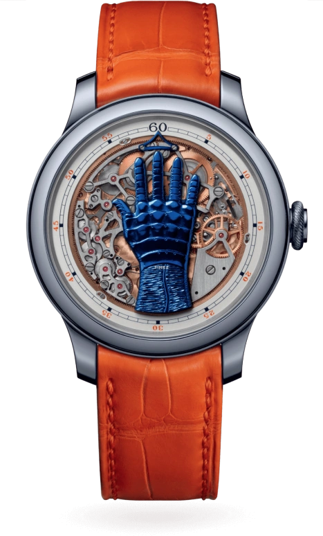 FP Journe ONLY WATCH 1300.3 FFC OW TT Cuir Orange Principale Face